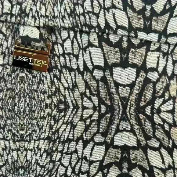 Lisette Montreal Pull-On Print Pants Size 4? Like New! - Picture 3 of 5